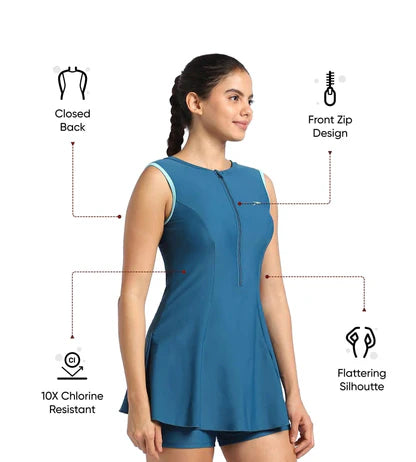 Speedo_Womens_Endurance10_ClosedBack_Swimdress_Boyleg_Teal_Info_InstaSport