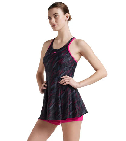 Speedo_Womens_Endurance_10_HyerBoom_Printed_Racetback_Swimdress_Left_InstaSport