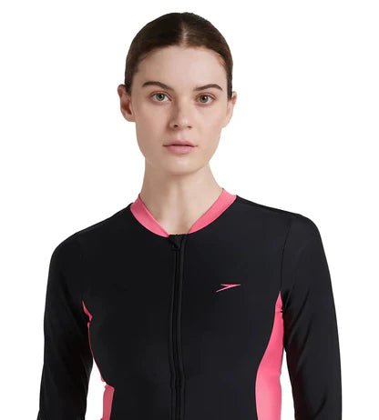 Speedo_Womens_Endurance_10_Two_Piece_Full_Body_Swim_Wear_Front_Zip_InstaSport