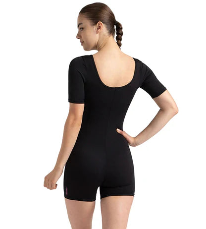 Speedo_Womens_Endurance_Sleeved_Myrtle_U_Back_Legsuit_Black_Back_InstaSport