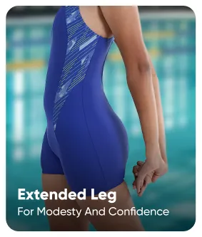 Speedo Girl's Endurance 10 Hyberboom Splice Muscleback Legsuit Swimwear