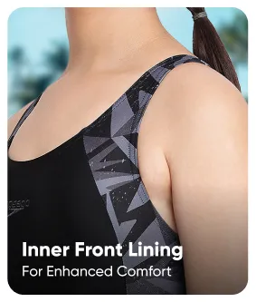 Speedo Girl's Endurance 10 Hyberboom Splice Muscleback Legsuit Swimwear