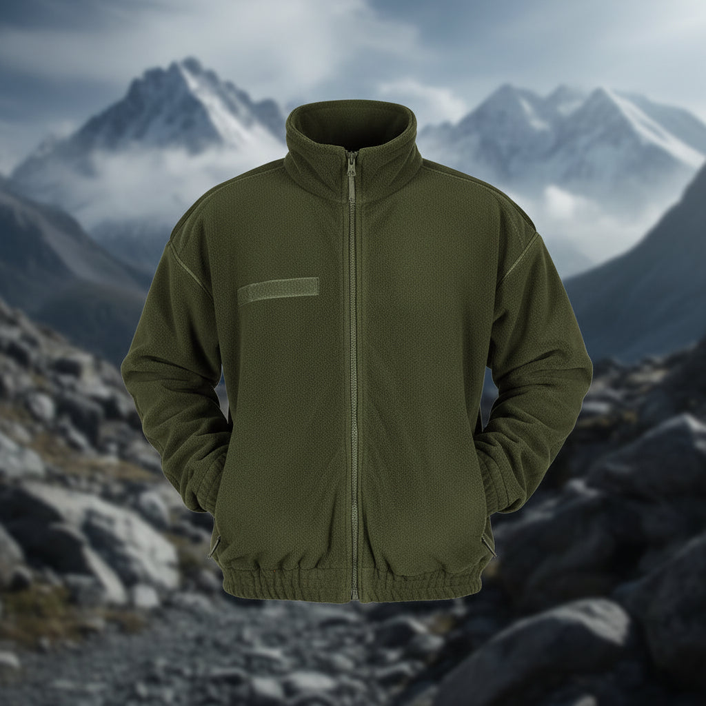 TacTiv_Cold_Weather_Army_Fleece_Jacket_Front_Olive_Green