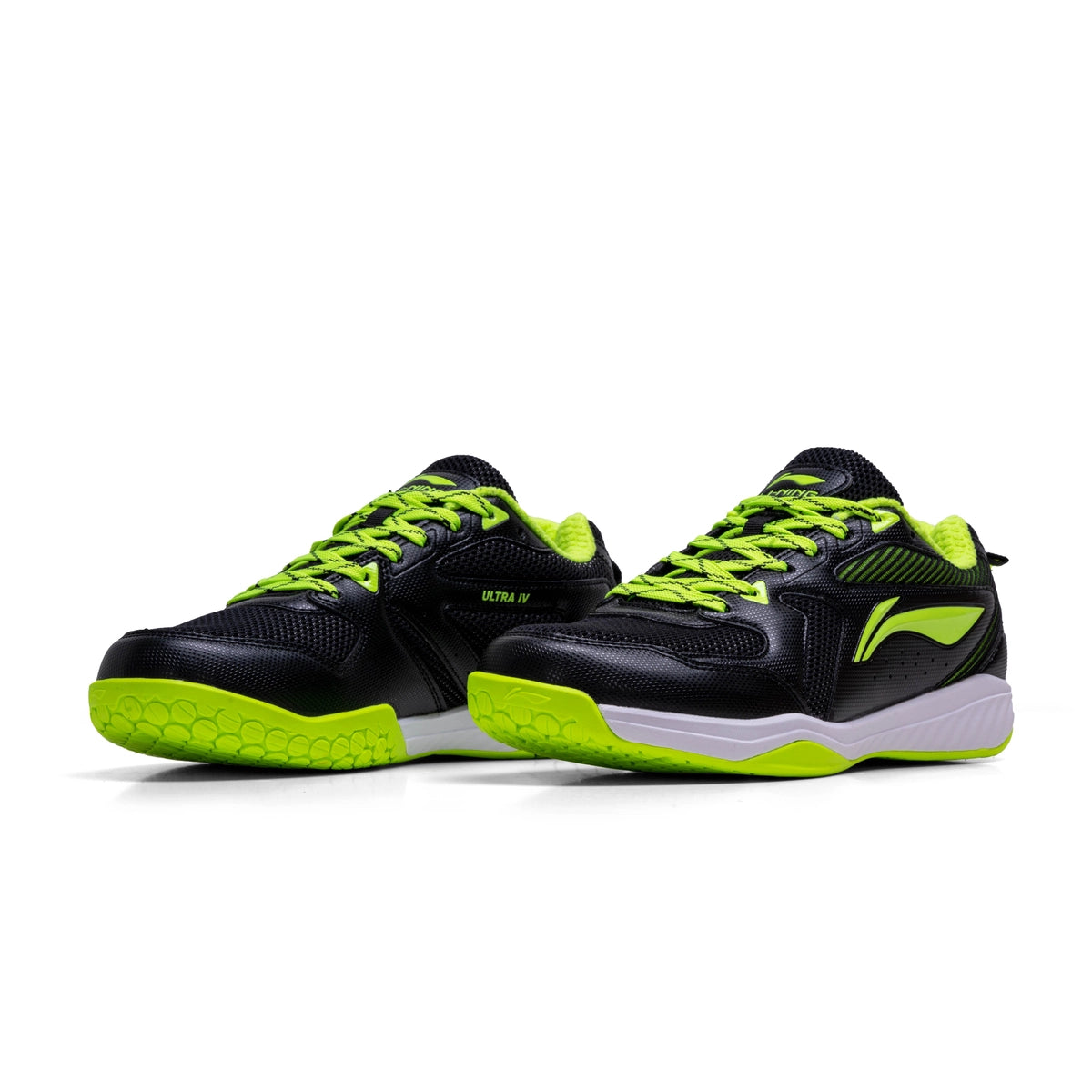Li-Ning Ultra IV Badminton Shoe - Black / Lime - InstaSport