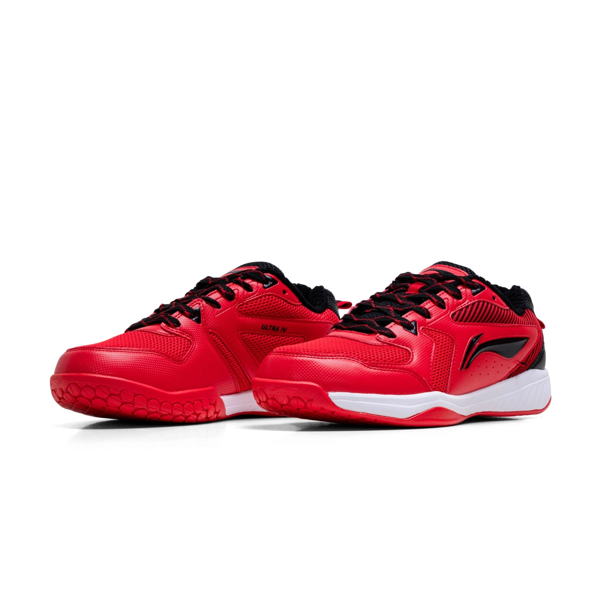 Li-Ning Ultra IV Badminton Shoe - Red / Black - InstaSport
