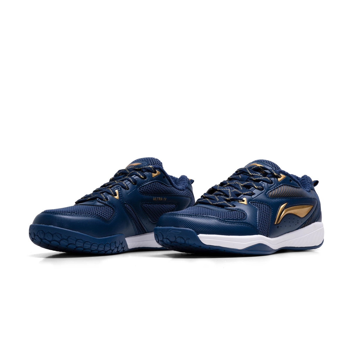 Li-Ning Ultra IV Badminton Shoe - Navy / Gold - InstaSport