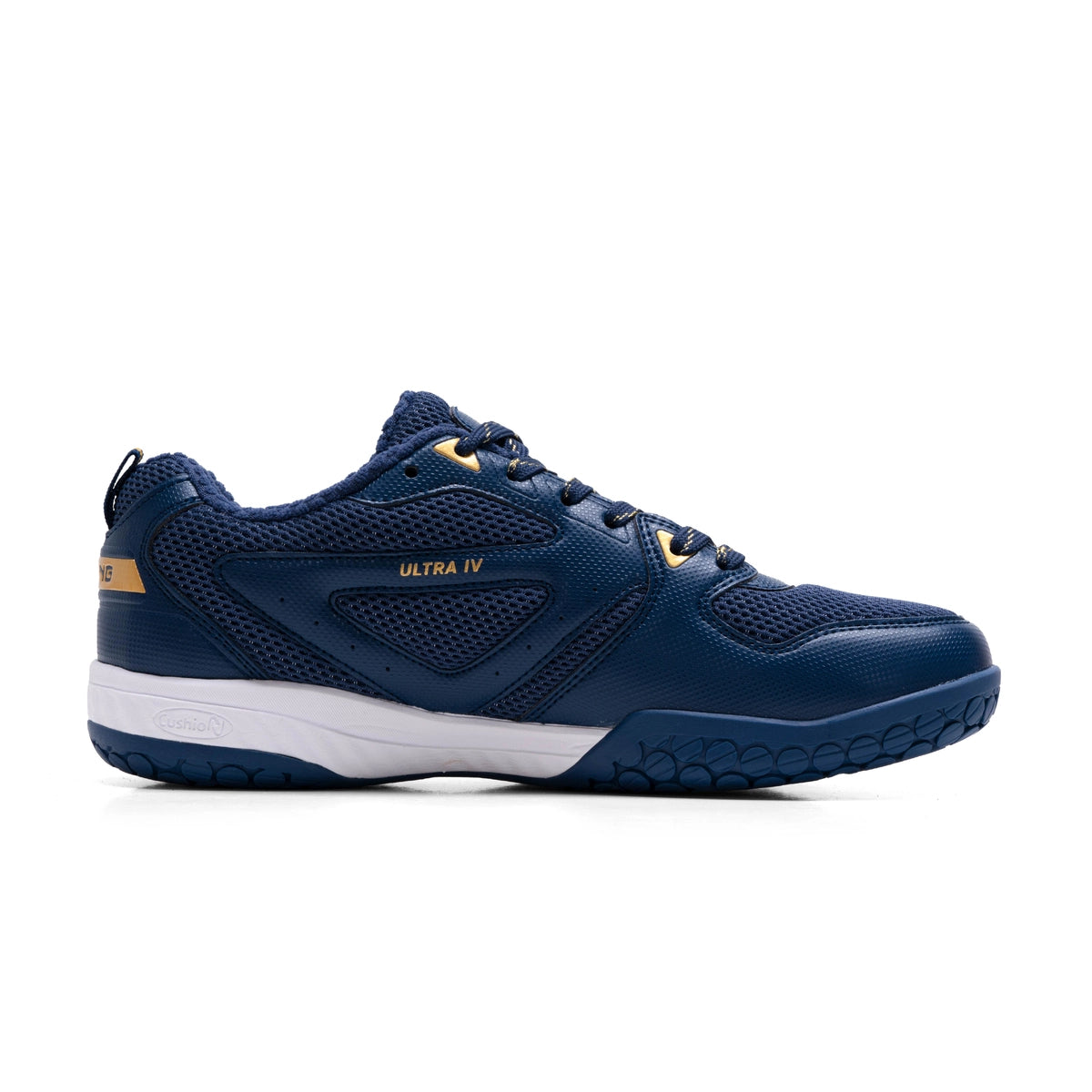 Li-Ning Ultra IV Badminton Shoe - Navy / Gold - InstaSport
