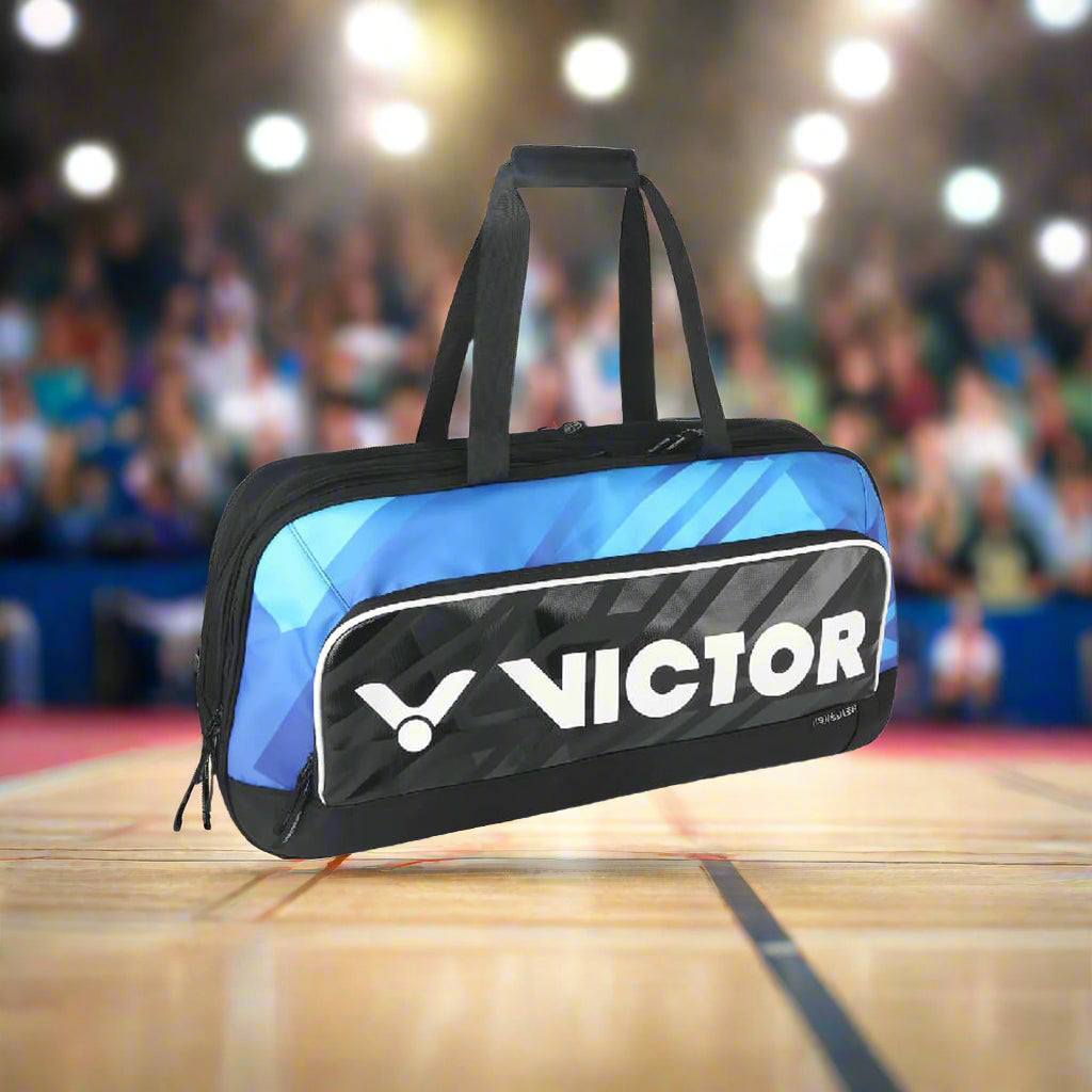 VICTOR_BR9613_CJ_Badminton_Bag_Blue_Front_Instasport
