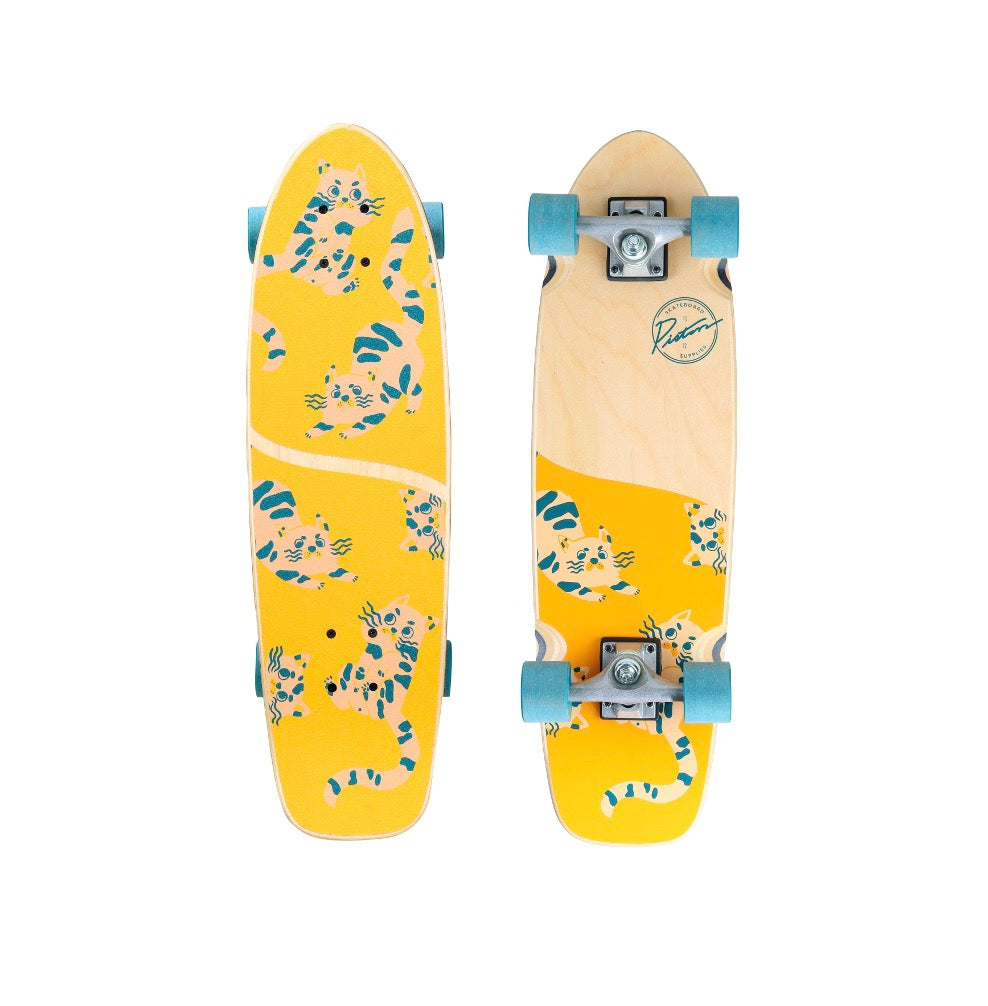 Piston Cruiser 8" x 28"- CAT'S RULE THE WORLD CRUISER - InstaSport