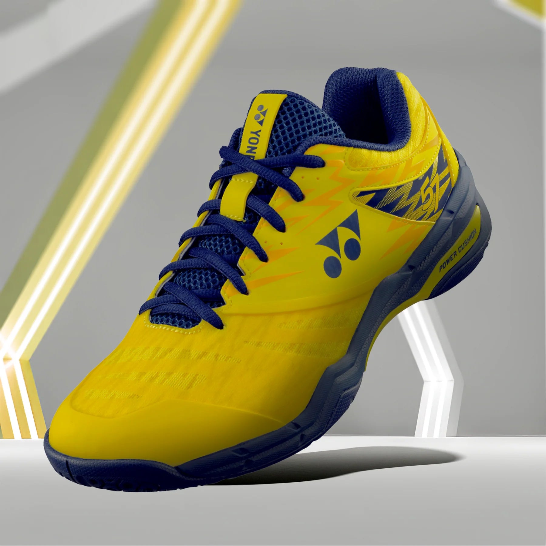 YONEX Power Cushion SHB 57 EX (Yellow) Badminton Shoes - InstaSport