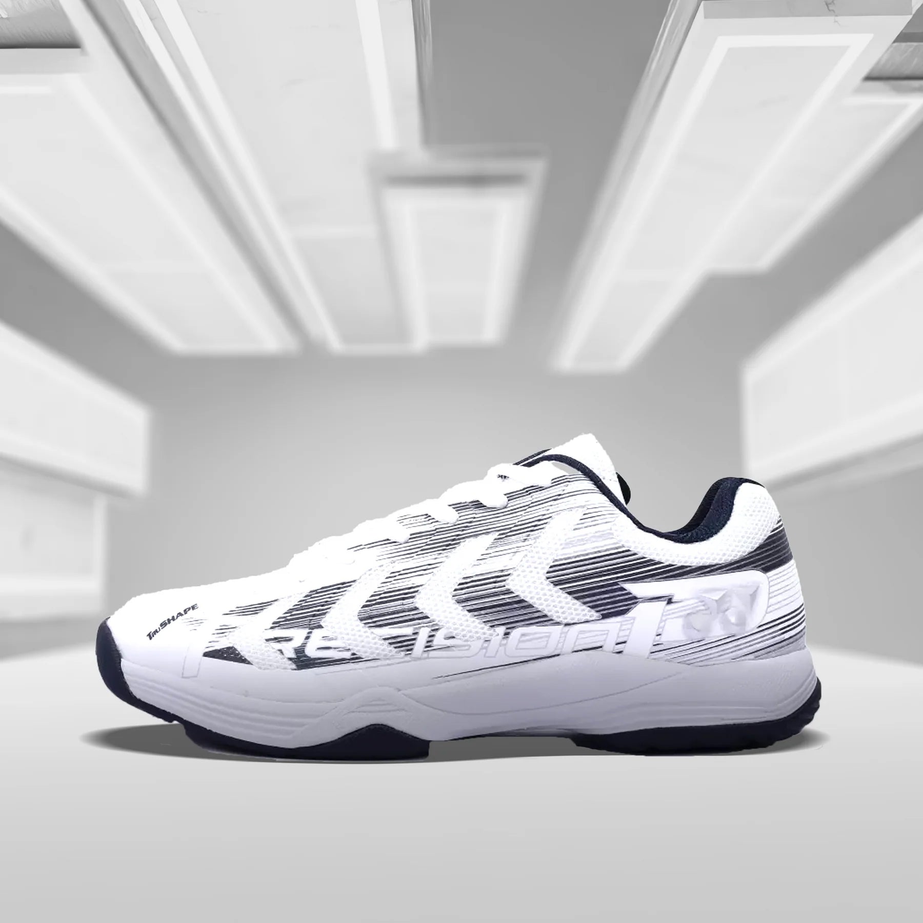 YONEX Precision 2 Badminton Shoes (White/ Navy) - InstaSport
