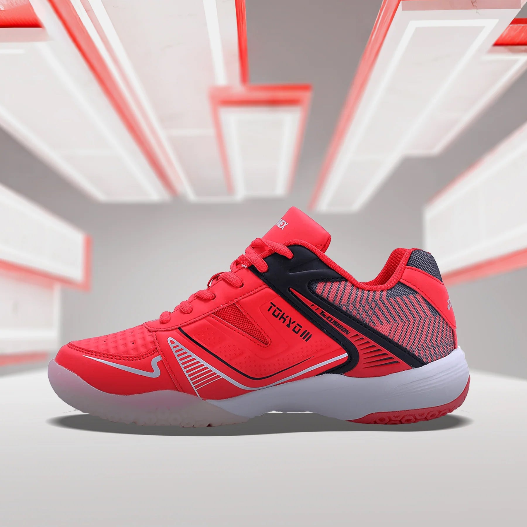 YONEX Tokyo 3 Badminton Shoes for Men (Red/White) - InstaSport