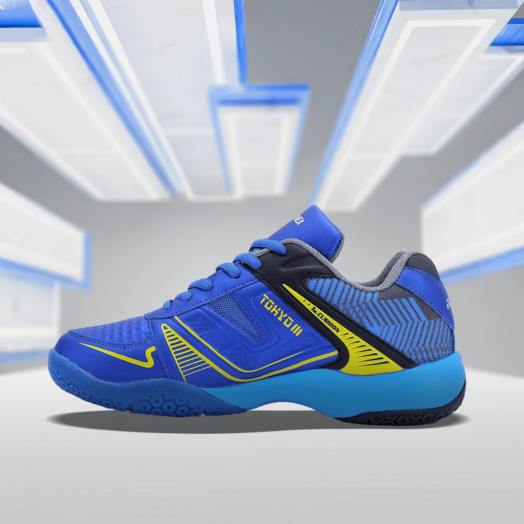 YONEX Tokyo 3 Men's Badminton Shoes (Bright Blue/Yellow) - InstaSport