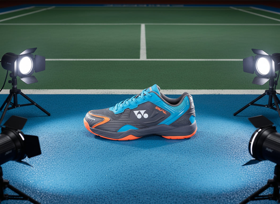 Yonex_Dual_Badminton_Shoes_Martin_Black_Aqua_Blue_Warm_Red_Main