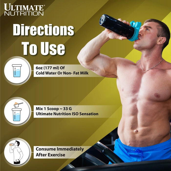 Ultimate Nutrition ISO Sensation 93 - Cafe Brazil - InstaSport