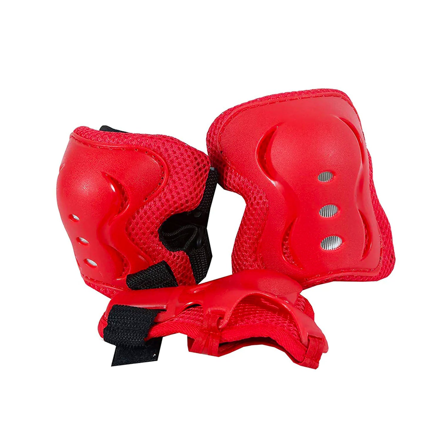 Kamachi PE-33 (3in1) Skating Protection Equipment Set (Red) - InstaSport