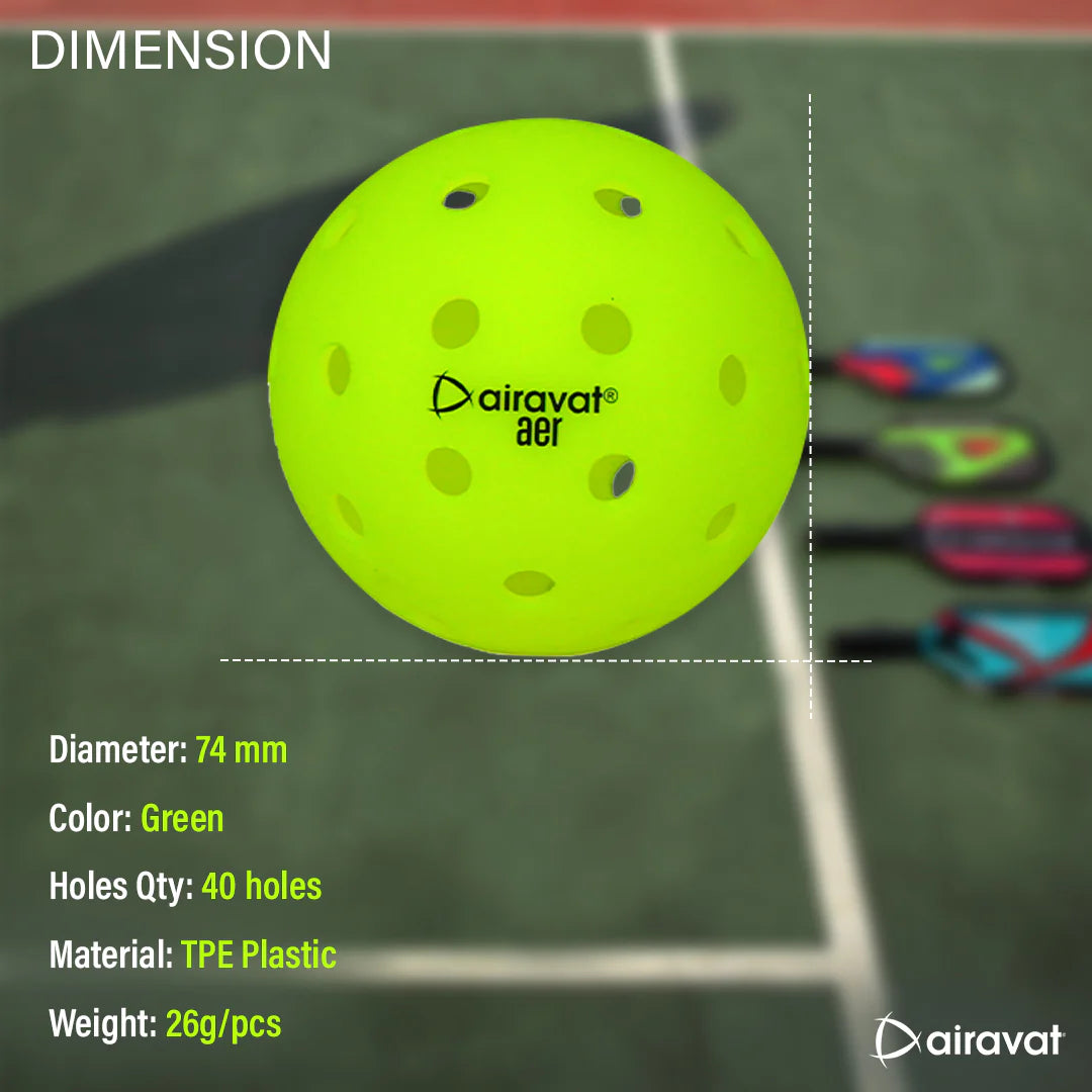 Airavat Aer 40 Pickleballs