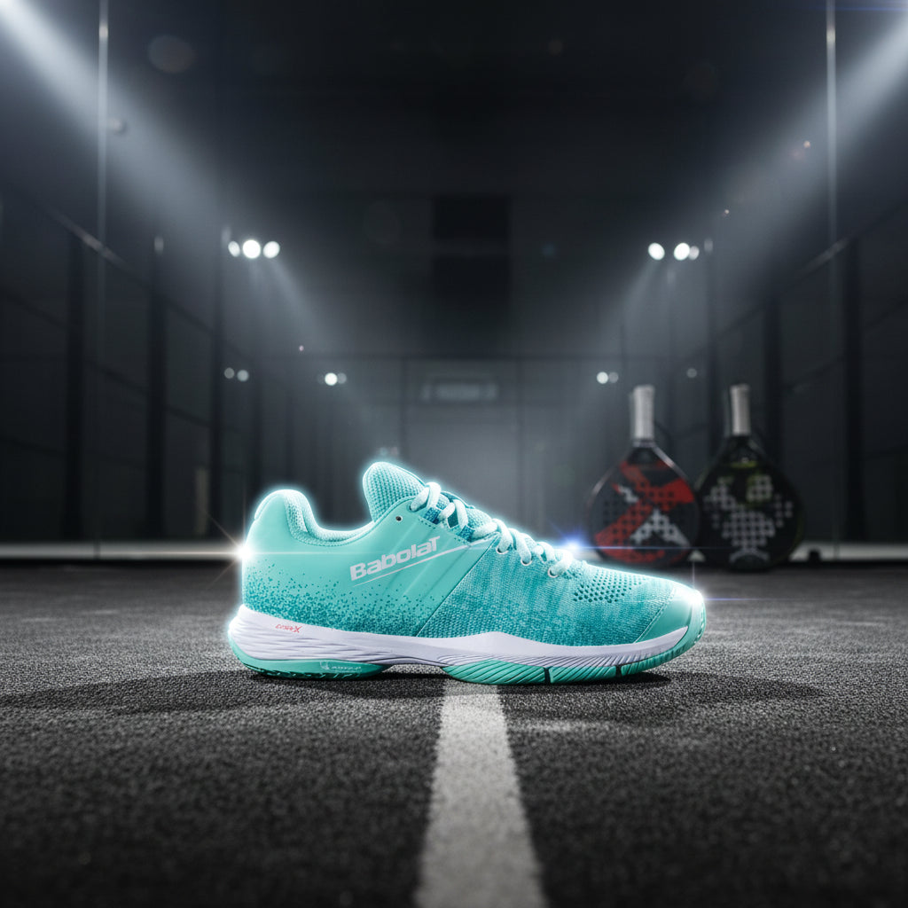 Babolat Padel Shoes Sensa Women Beach Glass 2026 - View 1
