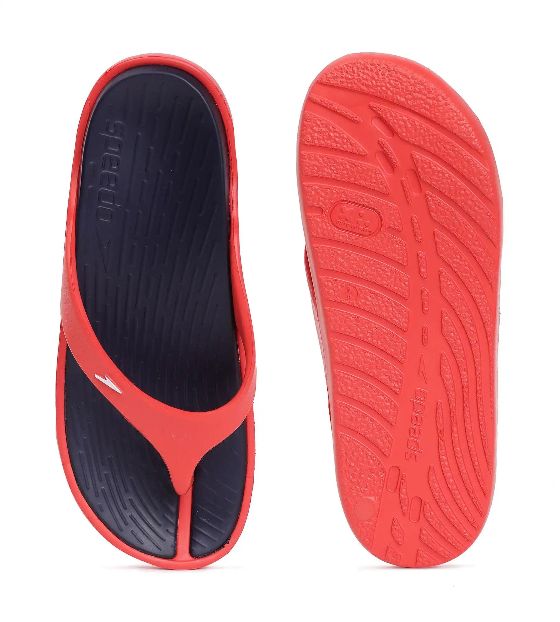 Speedo Men's Dual Colour Flip Flops - True Navy & Fed Red - Dual Colour Flip Flops | Speedo | InstaSport