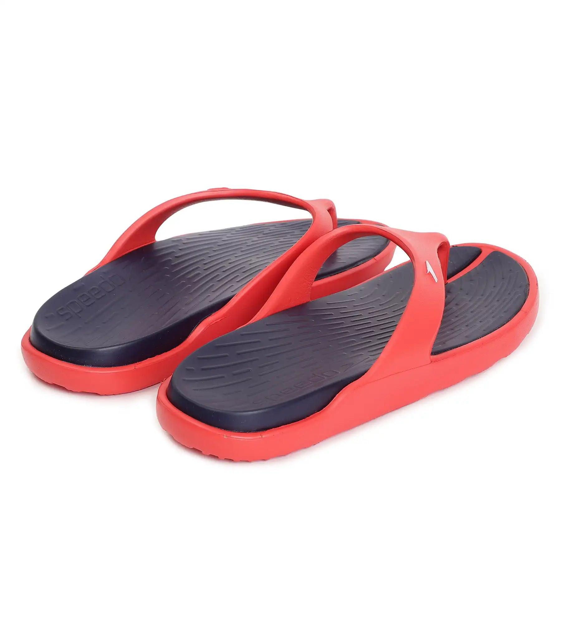 Speedo Men's Dual Colour Flip Flops - True Navy & Fed Red - Dual Colour Flip Flops | Speedo | InstaSport