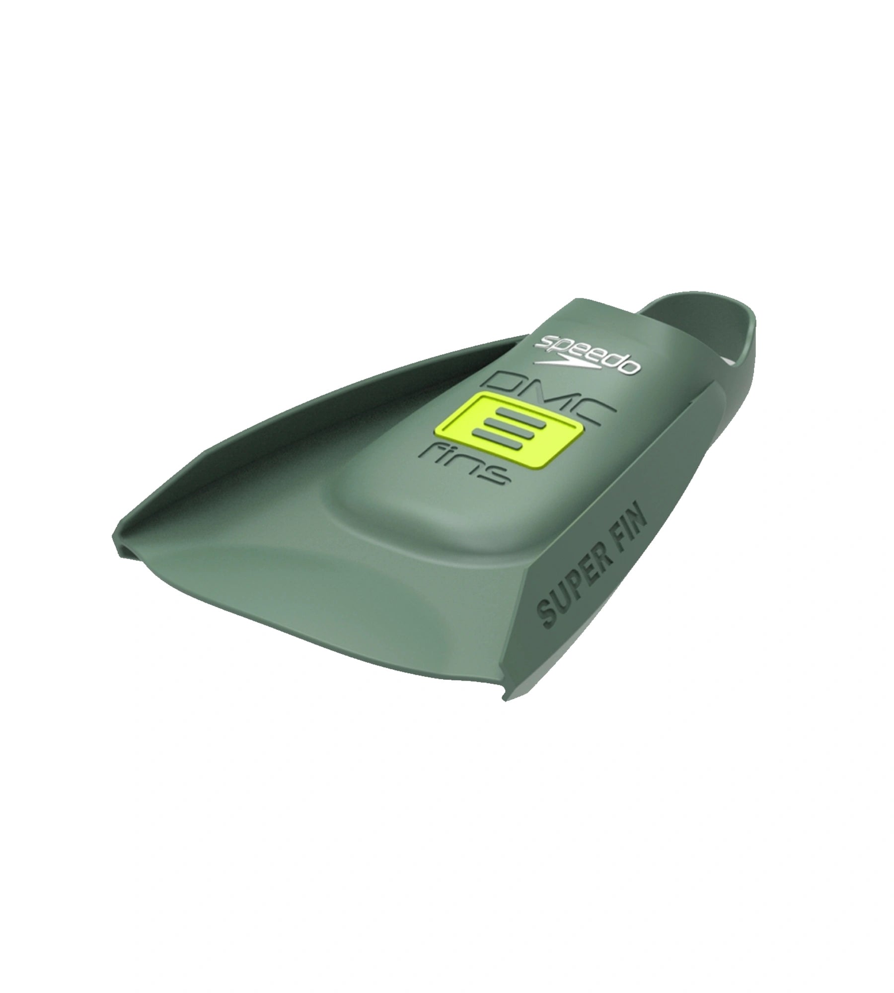 Speedo Unisex Adult DMC Super Training Fin - Green - Fins | Speedo | InstaSport