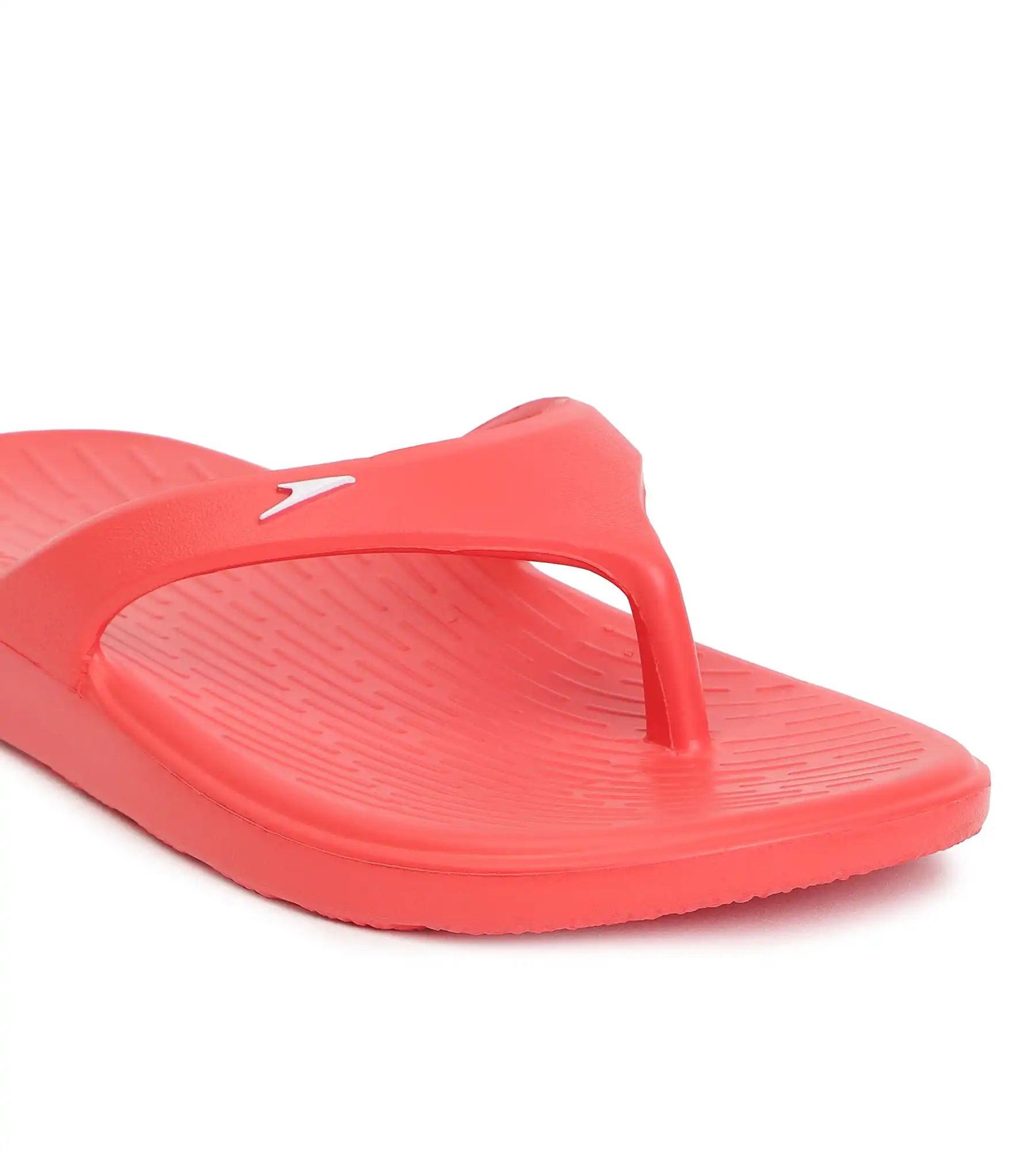 Speedo Unisex Junior's Single Colour Flip Flops For Boys and Girls - Fed Red & White - Single Colour Flip Flops | Speedo | InstaSport