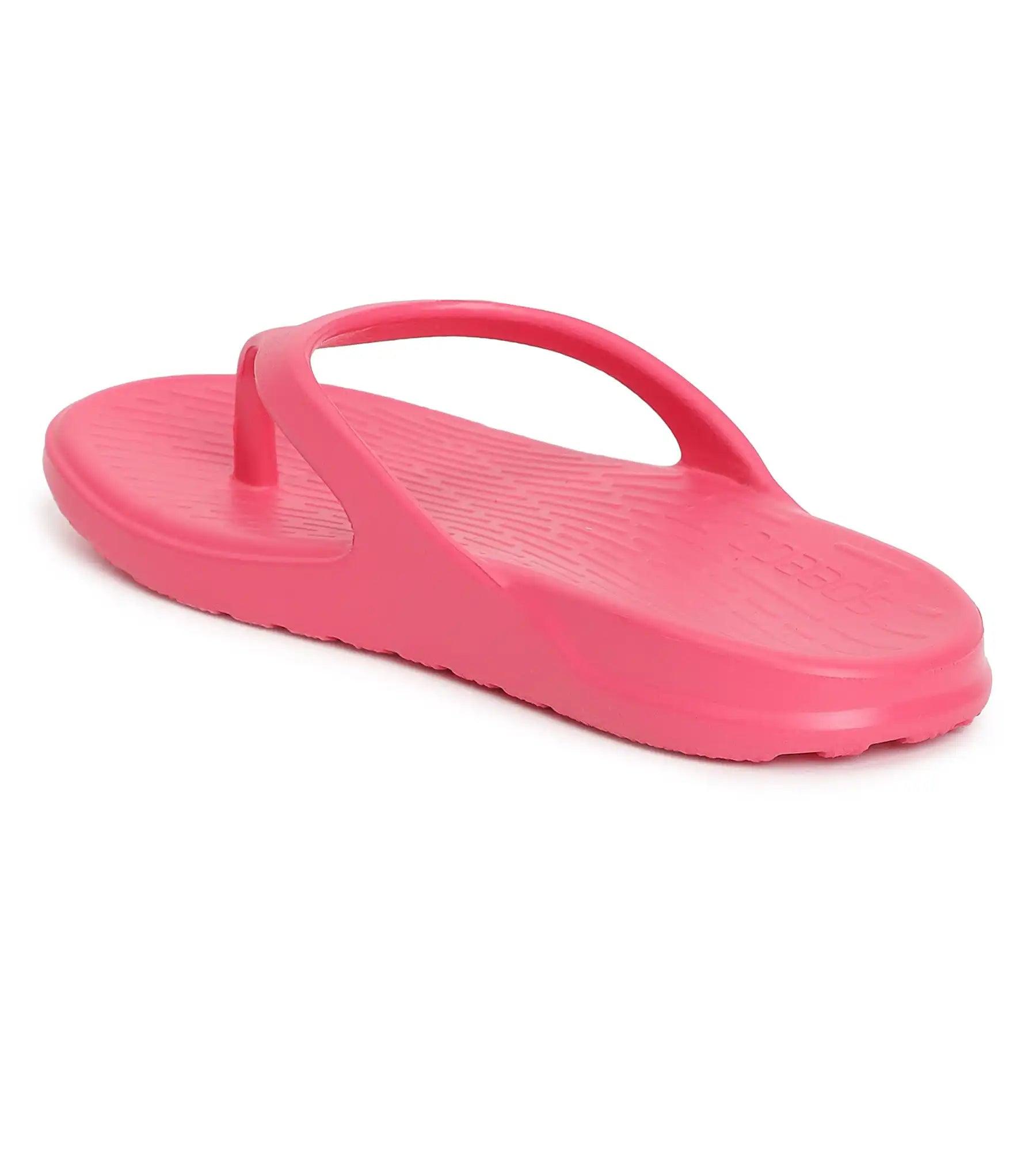 Speedo Unisex Junior's Single Colour Flip Flops For Boys and Girls - Raspberry Fill & White - Single Colour Flip Flops | Speedo | InstaSport