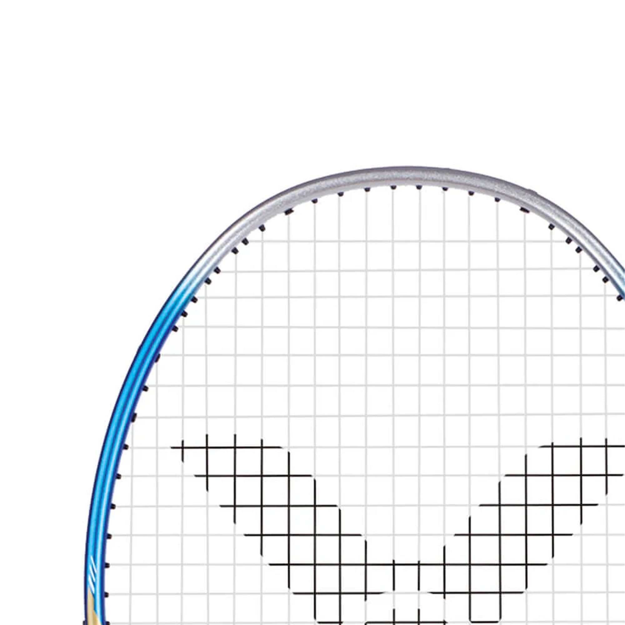 victor_Challenger_9500_Strung_Fullview_Badminton_Racket_Blue_Grommets_Instasport
