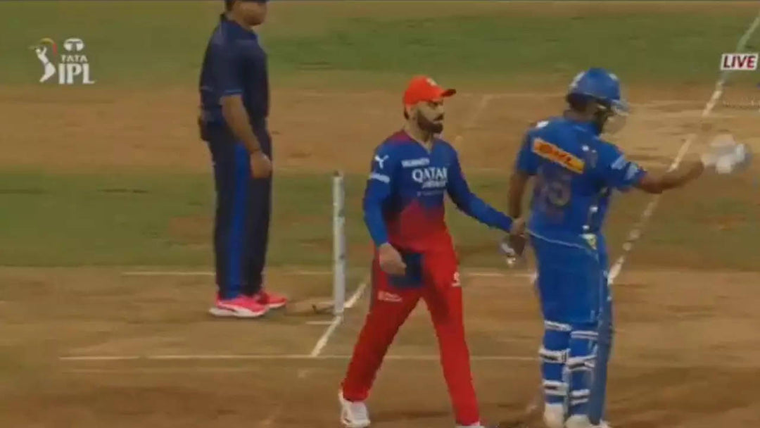 Kohli and Rohit Share Heartwarming Moment in IPL Match