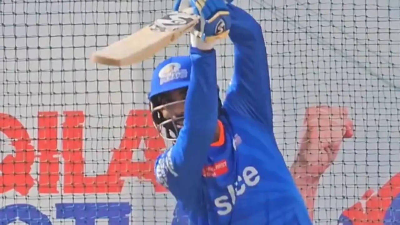 Jasprit Bumrah Takes Up Batting Practice to Aid Mumbai Indians' Struggling Batters