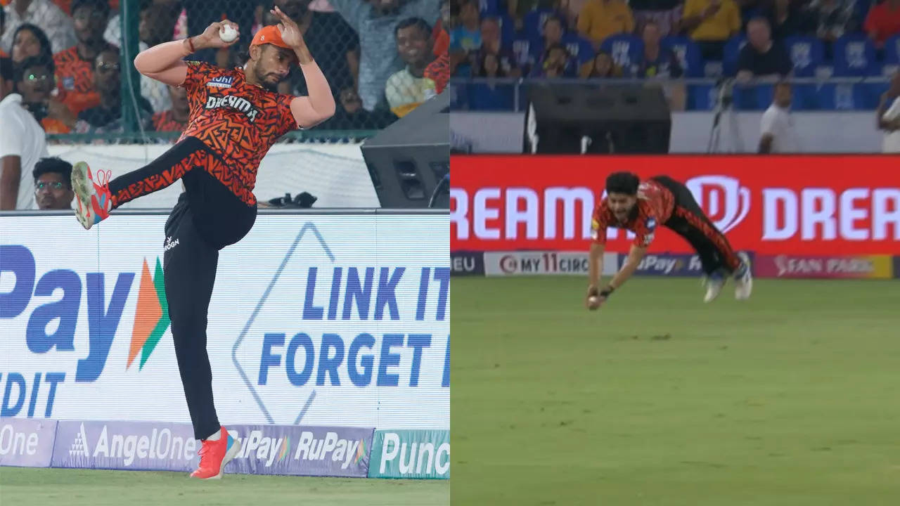 SRH Fielders Steal the Show with Acrobatic Catches in IPL 2024