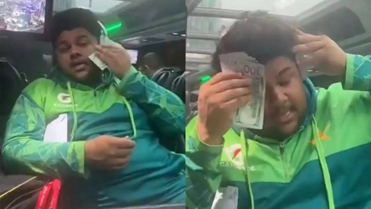 Pakistan Cricketers Babar Azam, Azam Khan Slammed for Wiping Sweat with Currency