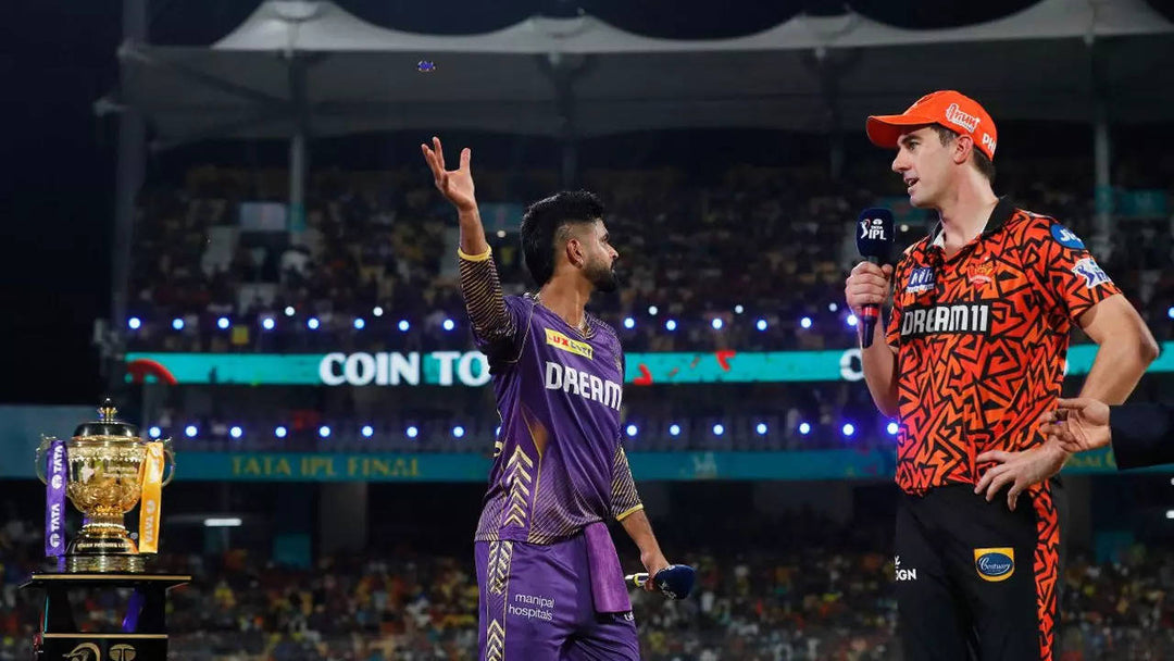 Shreyas Iyer's Unconventional Coin Toss Steals Spotlight in IPL Final