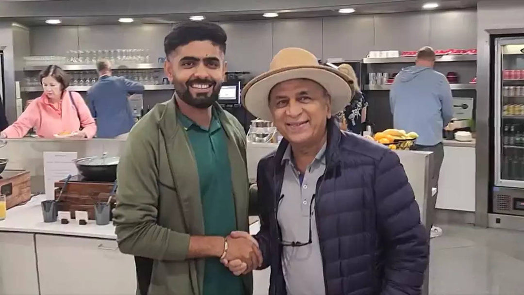 Babar Azam Meets Sunil Gavaskar in Dallas Ahead of T20 World Cup