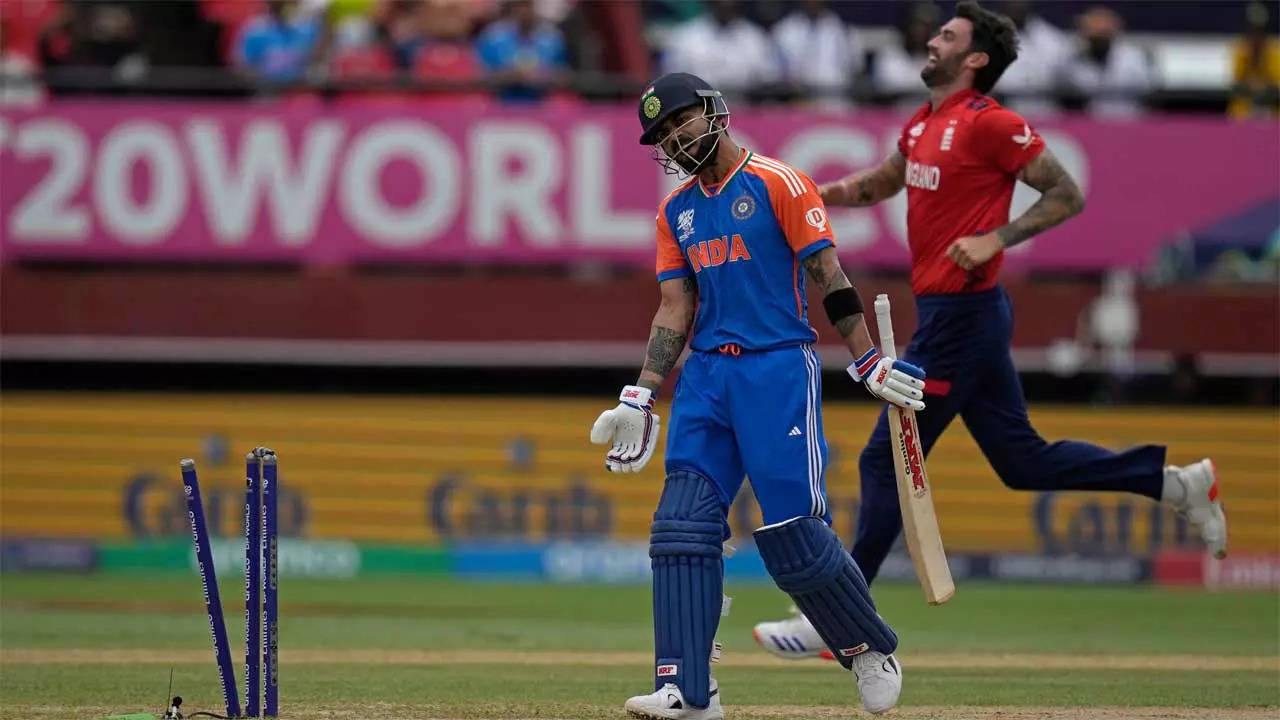 Kohli's T20 World Cup Woes Continue with Single-Digit Dismissal in Semi-Final