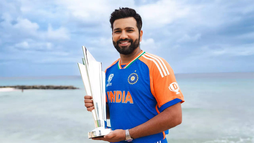 Rohit Sharma Celebrates India's T20 World Cup Triumph on Barbados Beach