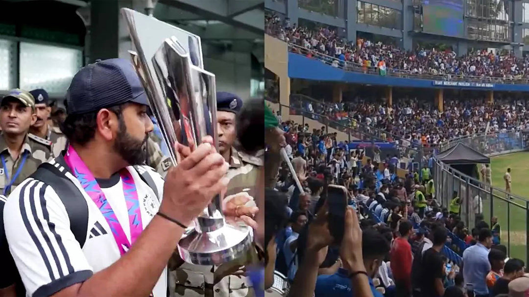 Indian Cricket Team Celebrates T20 World Cup Victory with Adoring Fans in Mumbai