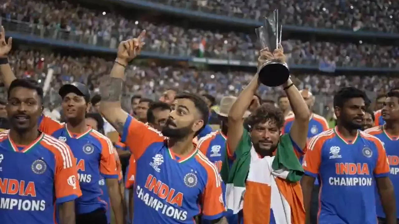 Team India Celebrates T20 World Cup Victory with Wankhede Parade and "Vande Mataram"