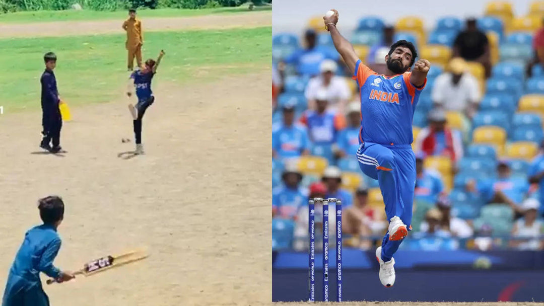 Pakistani Boy's Spot-On Bumrah Imitation Captivates the Internet