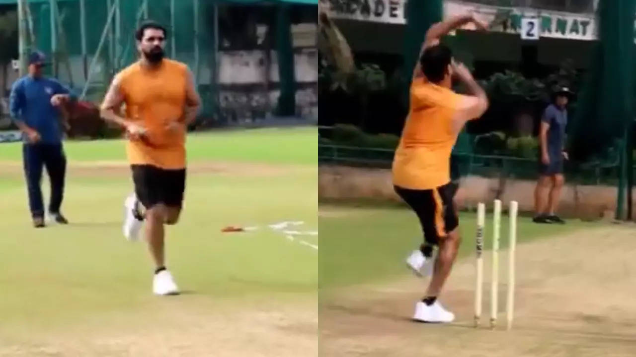 Mohammed Shami Returns to Nets After Ankle Injury