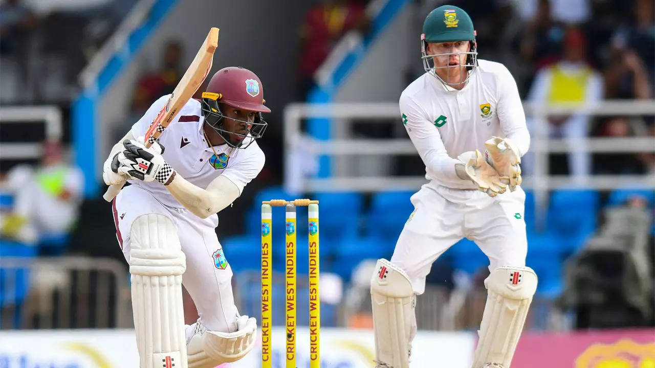 Athanaze's 92 Rescues West Indies in Rain-Hit Draw Against South Africa