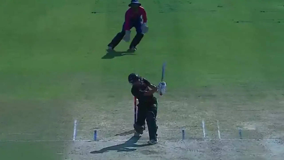 Mohammad Haris Channels Virat Kohli with Spectacular Swat Flick in Emerging Asia Cup