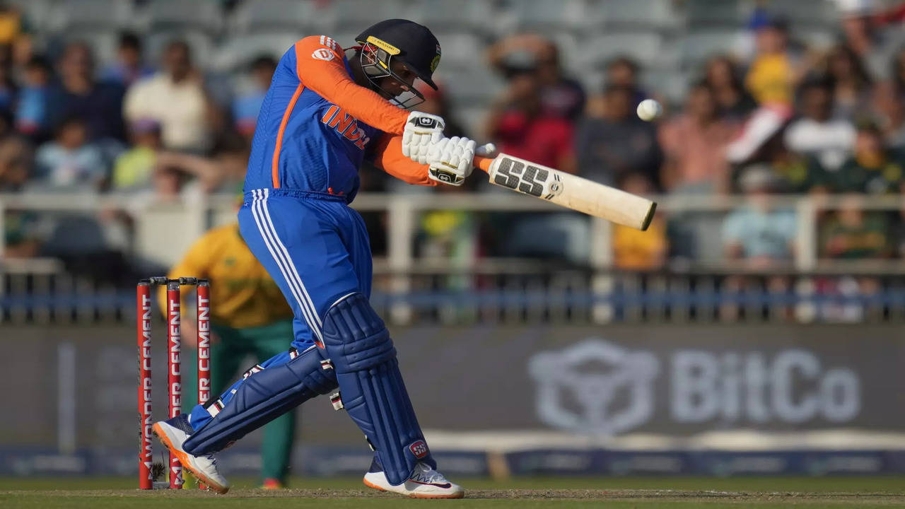 Abhishek Sharma's Explosive Cameo Powers India to a Big Total in Johannesburg