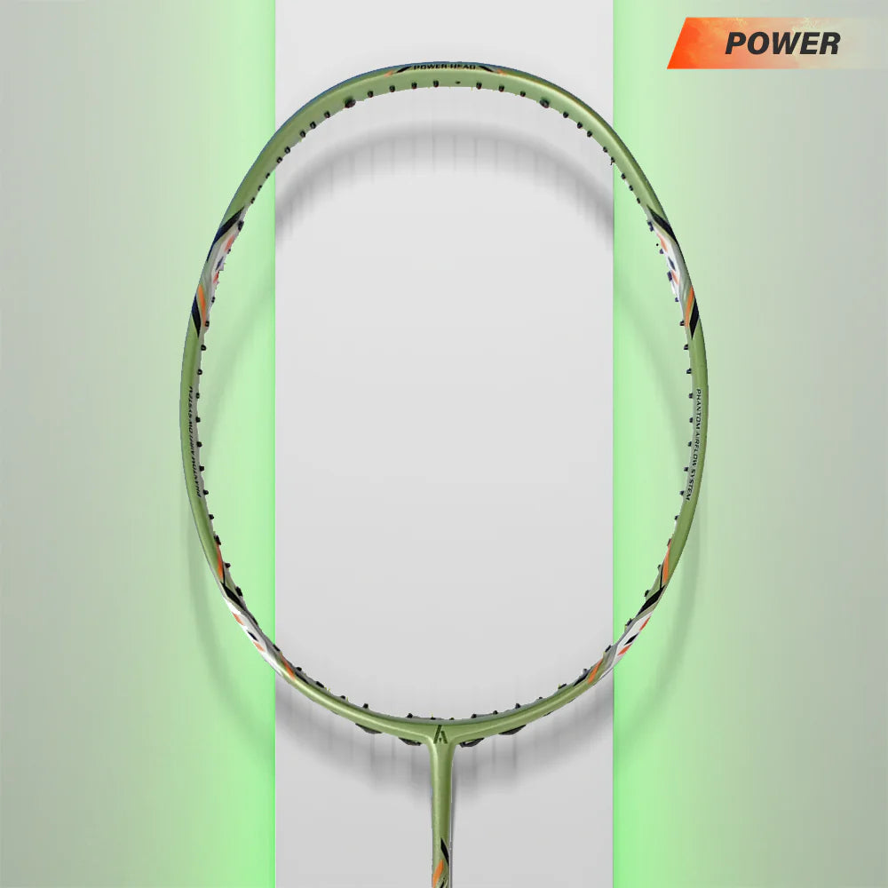 A serene badminton scene featuring the Ashaway Phantom Pro Lite 10 Badminton Racket, embodying self-care and precision.