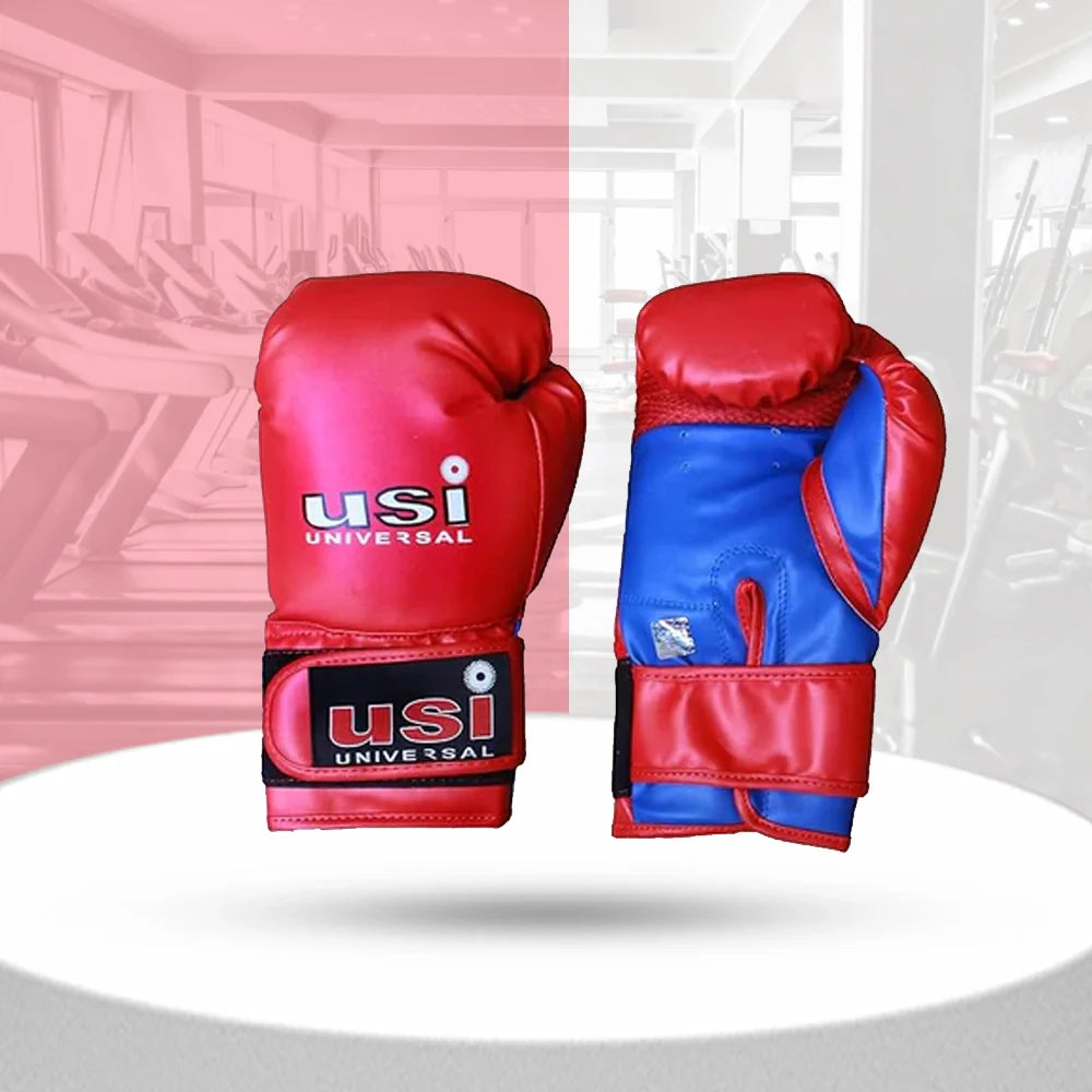 Review of USI Universal Bouncer Boxing Gloves in Red and Blue