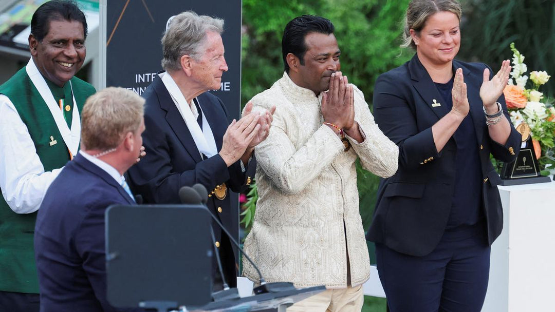 Indian Tennis Legends Paes and Amritraj Inducted into Hall of Fame