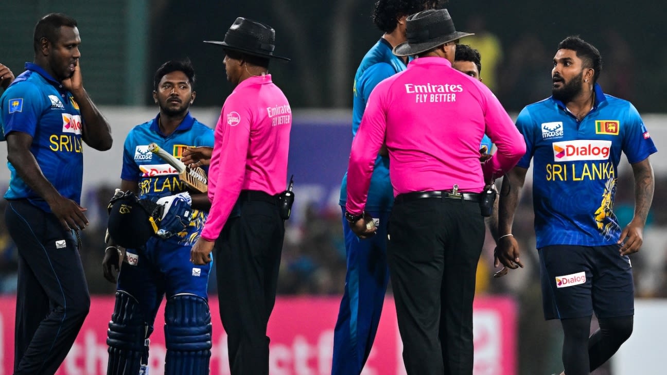 Hasaranga Slams Umpire Hannibal Over Controversial No-Ball Call