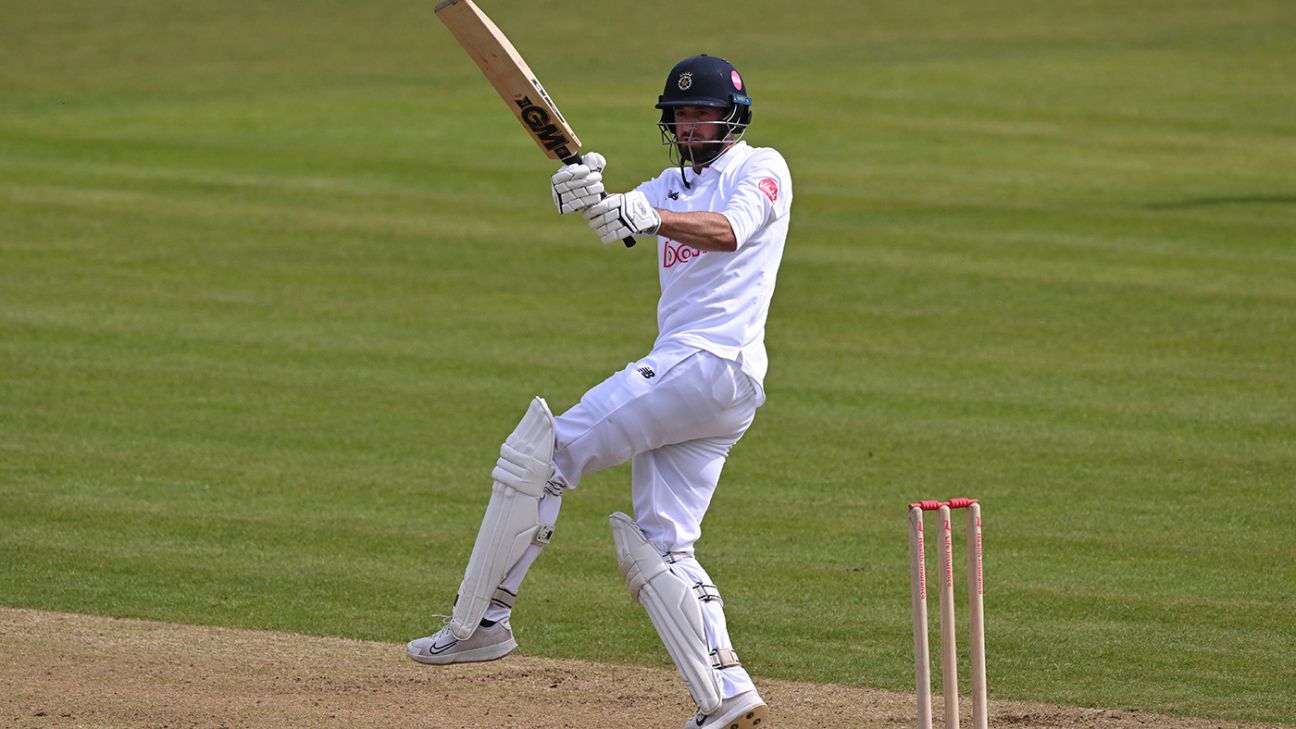 Vince and Brown Dominate Kent with Centuries in Vitality County Championship