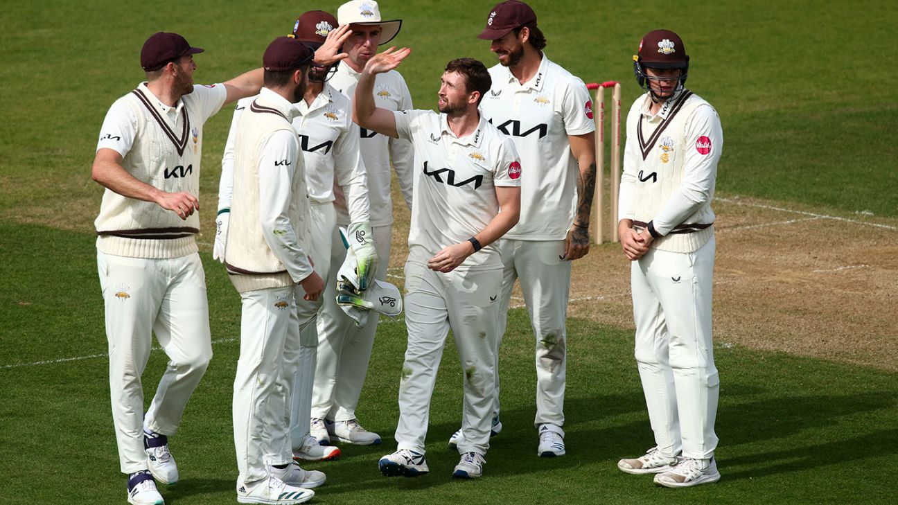 Surrey Crush Kent by Innings and 37 Runs in Vitality County Championship