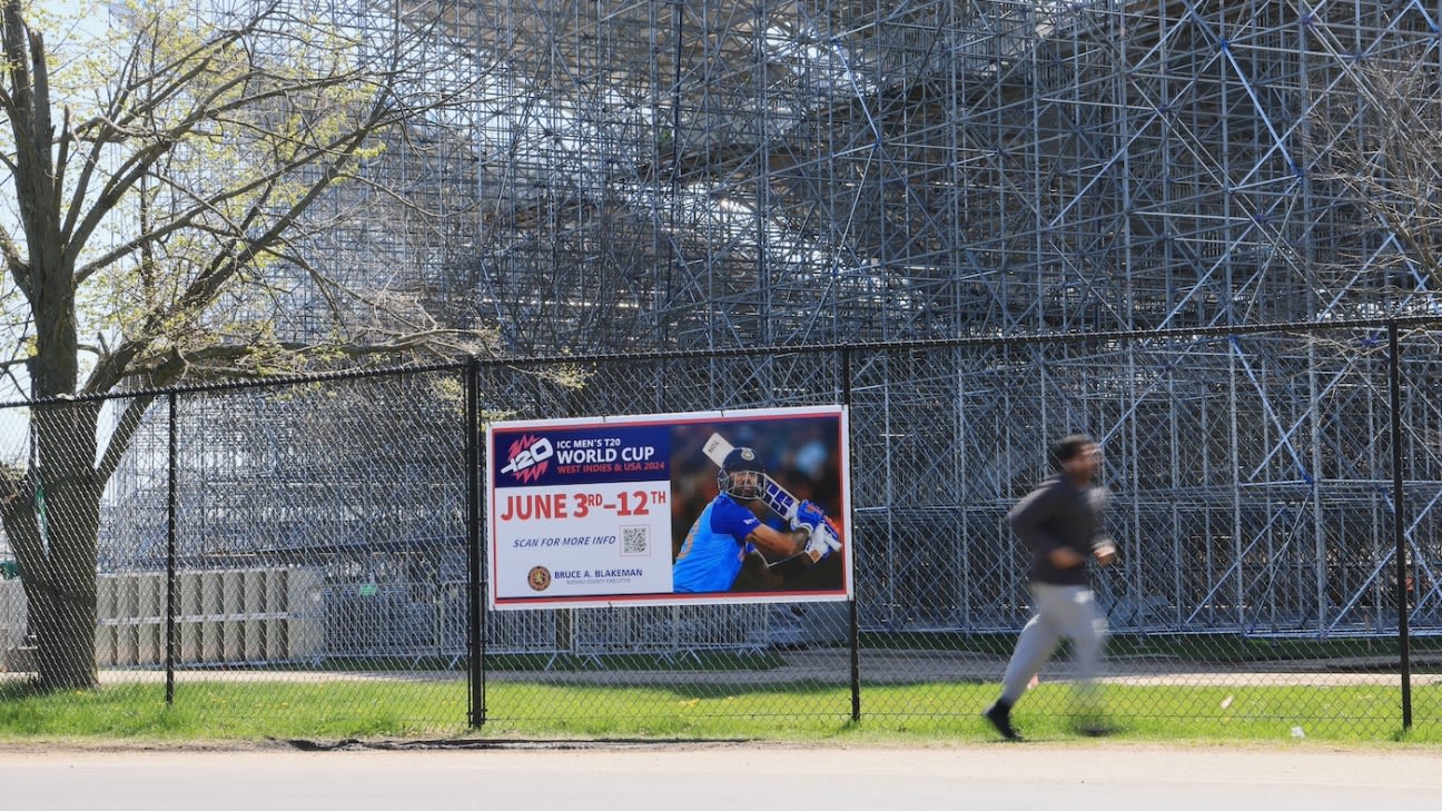 Eisenhower Park Transformed into Modular Cricket Stadium for T20 World Cup